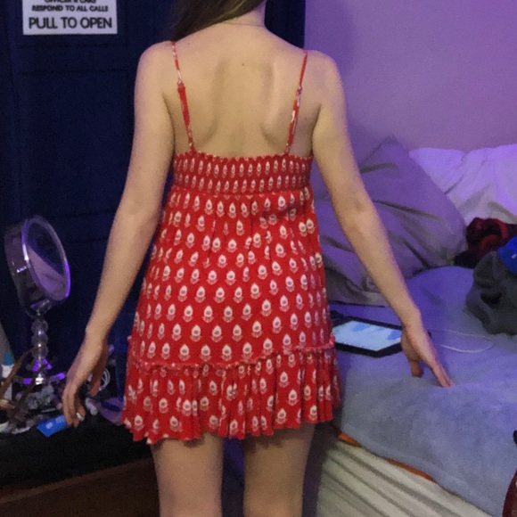 RED MINI DRESS - Picture 2 of 5